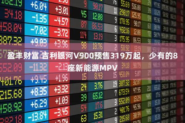 盈丰财富 吉利银河V900预售319万起，少有的8座新能源MPV
