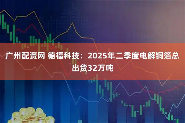 广州配资网 德福科技：2025年二季度电解铜箔总出货32万吨